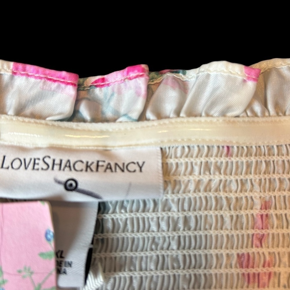 LoveShackFancy x Target Floral & Tiered Elise Midi Dress Sz. L - Picture 12 of 15